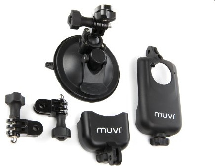 Veho Muvi Universal Suction Mount with Cradle & Tripod Mount for Muvi KX-Series | Muvi K-Series | Muvi HD | Muvi Micro - Black (VCC-A020-USM)