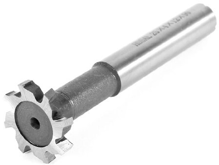 sourcing map Fräser 4 mm Tiefe 25 mm Schneiden Dia 8 Flöten HSS T Slot Schaftfräser de
