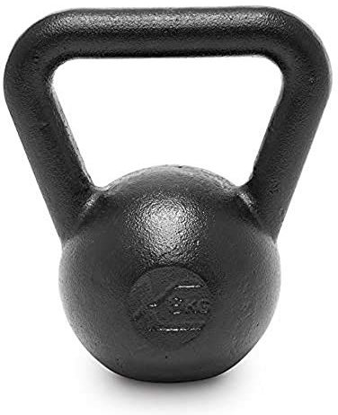 Xenios USA Hartbeschichtete Gusseisen Kettlebell 6 kg, Schwarz, PSCIKBLH6
