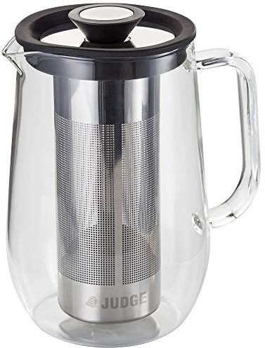 Judge Brew Control 8 Cup Glass Cafetiere, 900 ml, 20 x 30 x 25 cm