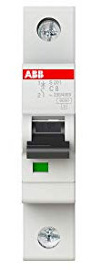 ABB S200 MCB Leitungsschutzschalter Typ C, 1-polig 8A 230V, Abschaltvermögen 6 kA System Pro M Compact