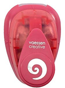 Vaessen Creative Craft Punch-Spirale 1 Perforatrice Piccola, Plastic, Multicolore, 6.5 x 4.5 x 4.4 cm