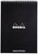 Rhodia 185039C Note Pad mit Doppelspirale, DIN A4, Dot Grid, 80 g, 21 x 29.7 cm, 80 Blatt, schwarz