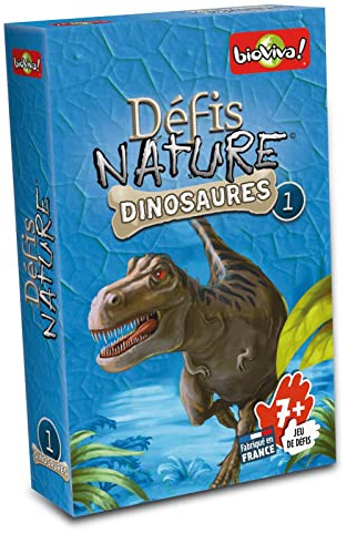 BIOVIVA - Défis Nature – Dinosaurier – Gesellschaftsspiel ab 7 Jahren – 280105