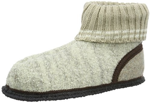 Beck Unisex Kinder Oetz Hausschuhe, Beige, 35 EU