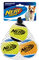Nerf Dog Hundespielzeug Tennisbälle mit Quietscher, 6,5cm, 3er Pack