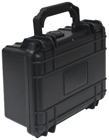 Blanko Gerätekoffer, Staub- und Wasserdicht, schlagfester Kamerakoffer, Universal-Koffer mit Schaumstoff - 210 x 167 x 90 mm