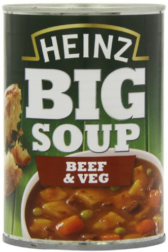 Heinz Big Soup Beef and Vegetable, 400 g (Pack of 12)