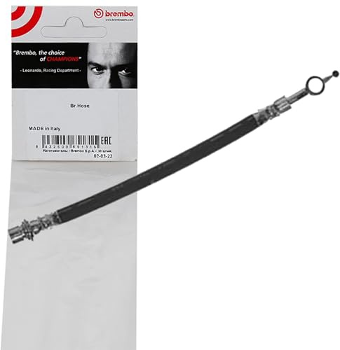 Brembo T83118 Bremsschläuch | Kompatibel mit: TOYOTA COROLLA Kombi, COROLLA Stufenheck, COROLLA Verso