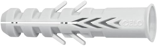 Celo Gerüstdübel GR 14x135mm - Dübel für alle Gerüst Befestigungen in Vollbaustoffen - Gerüstverankerung DIN 4420, Nylon grau - 40 Stück