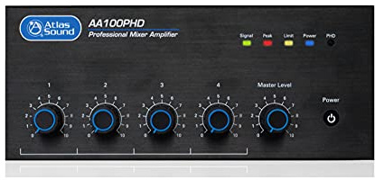 Atlas Sound 100W 4 Input Mixer Amplifier