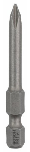 Bosch Professional Bit Extra Hard Kreuzschlitz (Zubehör zum Schrauben) - 25 Stück, PH 1, Länge: 49 mm
