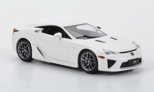 Lexus LFA, weiss, mit Figur, 2010, Modellauto, Fertigmodell, Minichamps 1:43