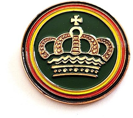 Schützenfest Thron Krone König Königin Pin Metall Button Nadel Anstecker 0297