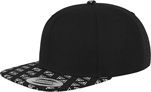 Flexfit Unisex 6089HE-Horus Eye Snapback Kappe, blk/wht, one Size