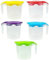 Set of 2 HobbyLife 1-Litre Multi-Purpose Water and Fruit Juice Jug With Lid - Clear Plastic