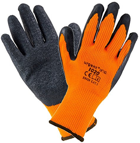 Urgent 12 Paar Arbeitshandschuhe Sicherheit Handschuhe Garten Industrie! Winter und Sommer Handschuhe, Viele Sorten ! (10, 1020 gefütterte)