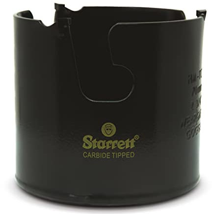 Starrett Tungsten Carbide Tipped Holesaw - MPH0234 Multi Purpose Cut TCT Hole Saw Cutter - For Wood MDF Plastics Ceramic Wall Tiles - 70mm