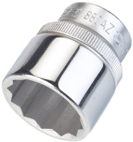 Hazet 880AZ-7/8 Douille carré creux 10 mm/profil traction à 12 pans extérieurs Taille 7/8 longueur 34 mm