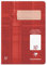 Clairefontaine 331510C - Heft ideal für die Schule, DIN A5, 16 Blatt, 90g, kariert mit Rand, Rot, 1 Stück