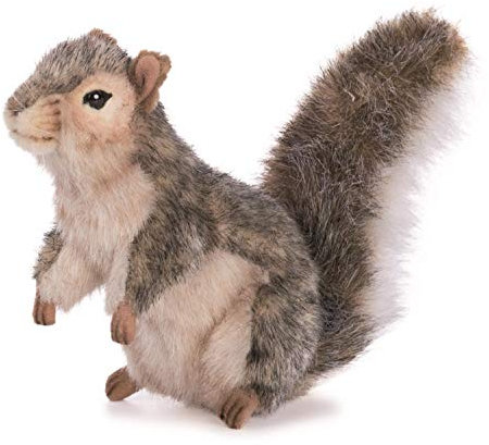 Hansa Plüschtier Eichhörnchen, grau, 22 cm hoch