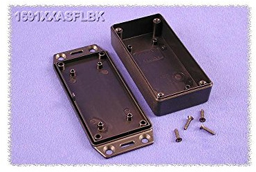HAMMOND ELECTRONICS Universal Housing 1591XXASFLBK ABS Black 100 x 51 x 26 1 pc(s)