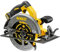 DEWALT DCS575N-XJ Precision Circular Saw DOC Bare, 54 V, Yellow/Black, 67 mm, Set of 5 Pieces