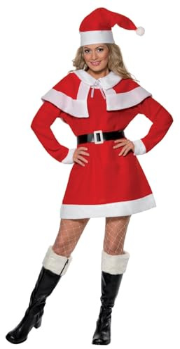 Smiffys Women's Nurse Naughty Costume with Dress Apron and Hat, Blue/White, 1X
