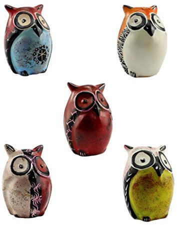 Budawi® Eule Eulenfigur aus Speckstein in verschiedenen Ausführungen Specksteineule