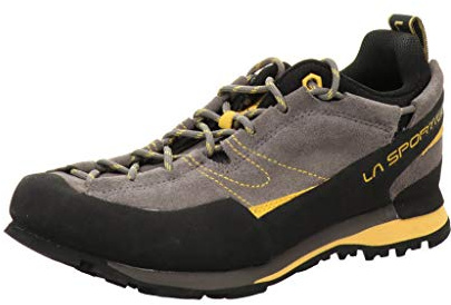 La Sportiva Boulder X Grey/Yellow - Stivali da Escursionismo Unisex Adulto, Multicolore (Grey/Yellow 000), 39 EU