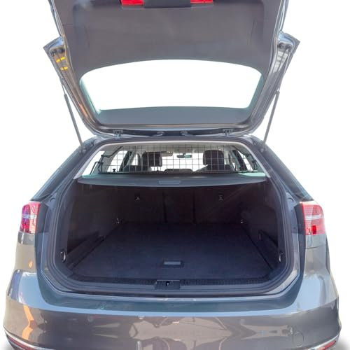 Travall Hundegitter Kompatibel mit Vw Passat Estate (2014-2023) / Alltrack (2015-23) Kein Schiebedach Fahrzeugspezifischer GepäckschutzTrenngitter Ladungsteiler Hochbelastbare Auto Hundesperre
