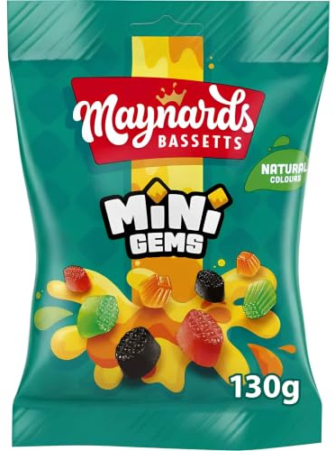 Maynards Bassetts Minigems Sweets Bag, 160 g