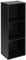 URBNLIVING ® 1, 2, 3, 4 Tier Wooden Shelving Bookcase Storage Wood Shelf Unit (3 Tier, Black)