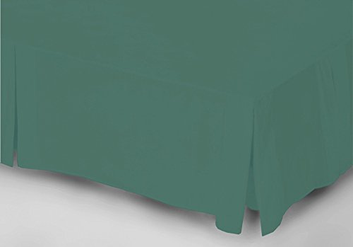 Belledorm Green Platform Base Valance Sheet, 200 Thread Count Percale (Double, Teal)