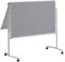 MAUL | Moderationstafel MAULpro | klappbar | Textil-Oberfläche | grau | BxH 1200 x 1500 mm