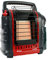 Mr. Heater Portable Buddy Heater - 9000 BTU Propane Heater with Foldable Handle, Piezo Ignition, Safety Features, and Convenient Portability - Perfect Heating Solution - Red-Black