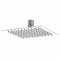 Hudson Reed A3088 ǀ Modern Bathroom Slim Stainless Steel Square Fixed Shower Head, 60mm x 200mm, Chrome