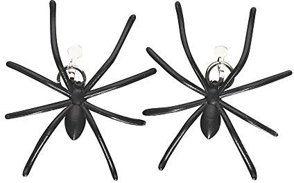 W WIDMANN MILANO Party Fashion 8707E - Ohrring Spinne, Schmuck, Vampir, Hexe, Halloween, Karneval, Mottoparty