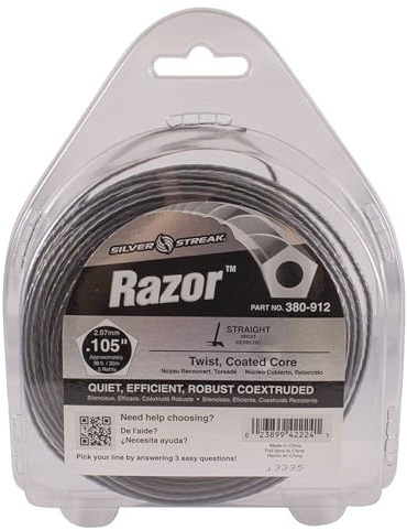 Silver Streak Razor Trimmer Line, .105 1/2 lb. Donut, ea, 1
