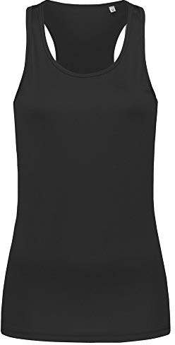 Stedman Apparel Women's Active Sports Top, Black Opal, Size 16 (Size:X-Large)