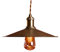 anTes interieur Hängeleuchte Piastra Rusty look 30 cm Ø (Pendelleuchte Hängelampe Deckenlampe Pendellampe Deckenleuchte)
