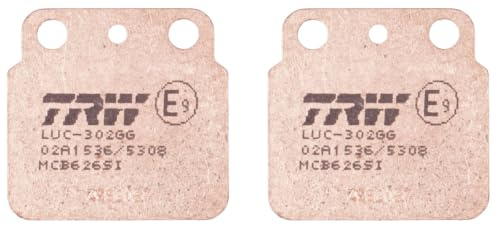 TRW MCB626SI Brake Pad Set Disc Brake Sinter Offroad Compatible for Suzuki Motorcycles LT 1985 - Rear Axle and Other Vehicles