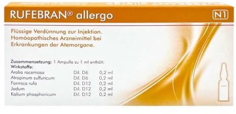 RUFEBRAN allergo Ampullen 10 St