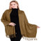 CJ Apparel Helles Olivgrün Einfarbiges Design Stola Schal Umschlagtuch Schultertuch Tuch Zweite Wahl Pashmina NEU