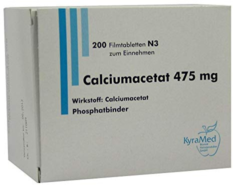 CALCIUMACETAT 475 mg Filmtabletten 200 St