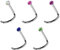 Titan Nasen Piercing Set, 5 x Nasenstecker mit Spirale in 0,8 mm