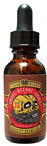 GRAVE BEFORE SHAVE - Bartöl / Bart Öl / Beard Oil - 1 fl oz / 30 ml (Cigar Blend)