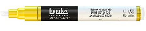 Liquitex Professional Fine Paint Marker, 8mm, Yellow Medium Azo