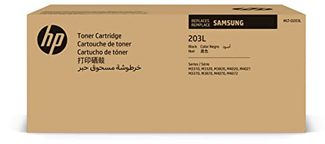 Samsung SU897A MLT-D203L High Yield Toner Cartridge, Black, Pack of 1