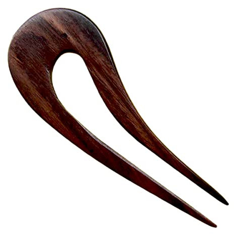 Island Piercings Haarnadel Handarbeit aus Holz HN077